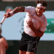 Thiago Wild em ação no Grand Slam de Roland Garros contra Nishioka