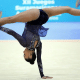 Babi Domingos compete com a bola no Pan-Americano de ginástica rítmica. Conjunto e Geovanna Santos também tiveram boas apresentações