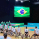 Equipe masculina do Brasil no Mundial de basquete em cadeira de rodas