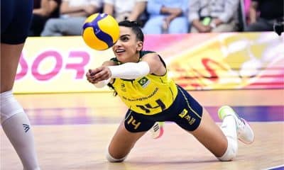 Natinha faz manchete em jogo da Liga Das Nações VNL. Brasil enfrenta a Tailândia ao vivo