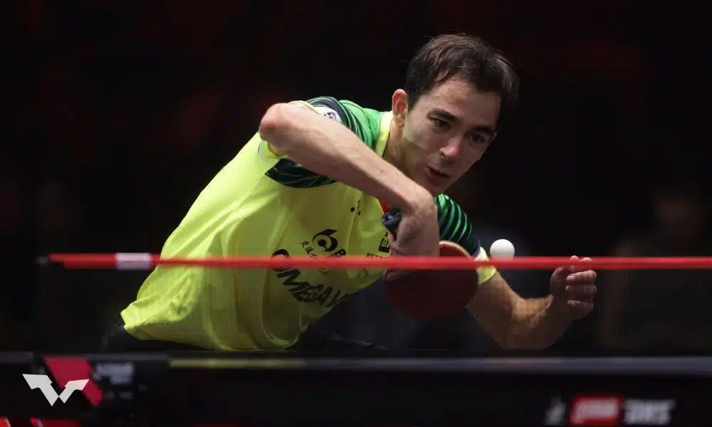 Hugo Calderano irá competir no WTT Contender de Zagreb