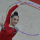 Maria Eduarda Alexandre se apresenta com o arco no Campeonato Brasileiro