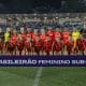 Jogadoras do Internacional posam para foto antes da final contra o São Paulo no Brasileiro Feminino Sub-20