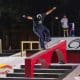 Kelvin Hoefler faz manobra em corrimão no Pro Tour de Roma de skate street