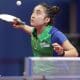 Laura Watanabe compete no Sul-Americano de tênis de mesa