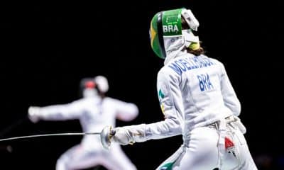 Nathalie Moellhausen compete no Pan-Americano de esgrima