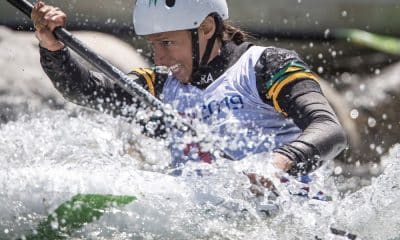 Omira Estácia na Copa do Mundo de canoagem slalom