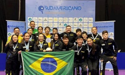 Delegação do Brasil no Sul-Americano Sub-15 e Sub-19 de tênis de mesa