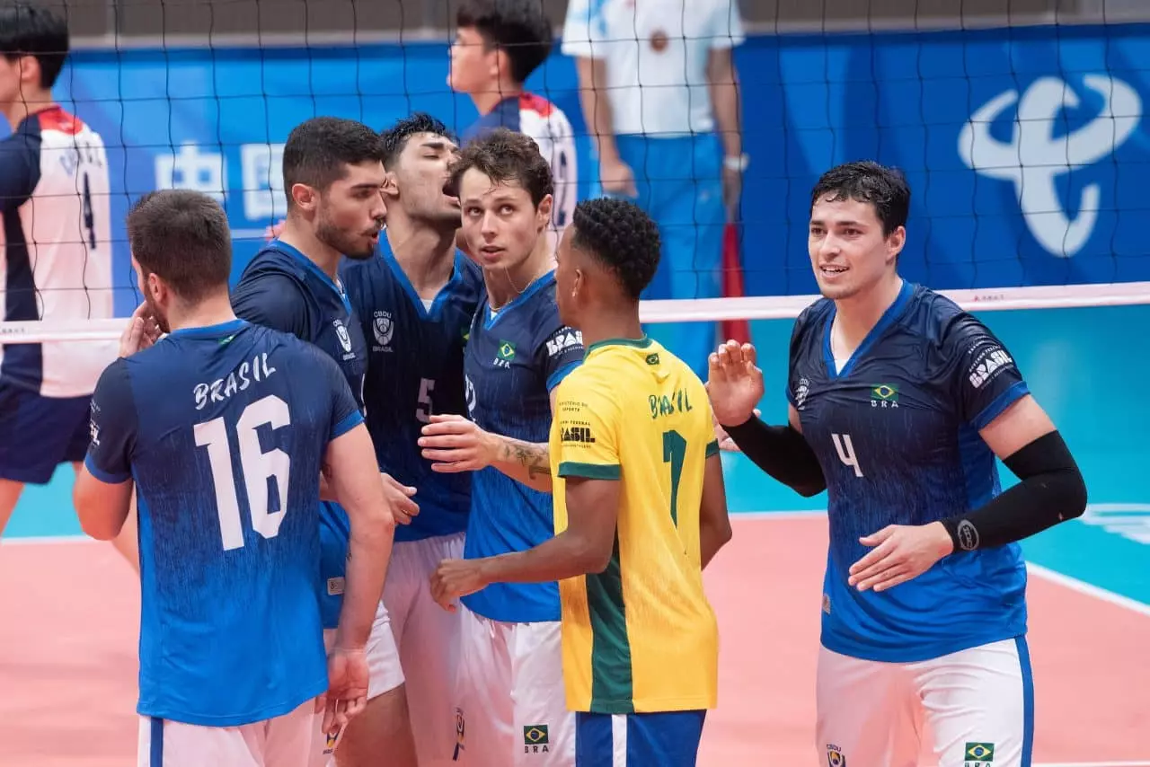 Brasil nos Jogos Mundiais Universitários de Chengdu vôlei masculino Chengdu