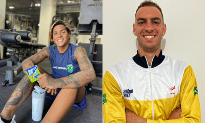 Ana Marcela Cunha e Fernando Scheffer em busca de resultados no Mundial de Fukuoka