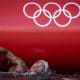 Guia Olímpico dos Jogos Olímpicos de Paris 2024 Ana Marcela Cunha disputando prova de maratona aquática nas Olimpíadas de Tóquio
