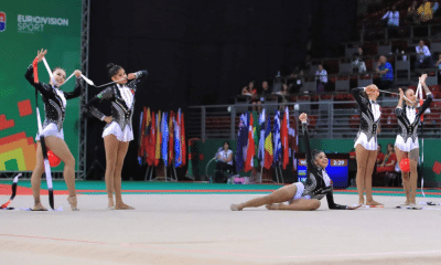 Conjunto do Brasil conquista bronze na disputa geral da Copa do Mundo de ginástica rítmica