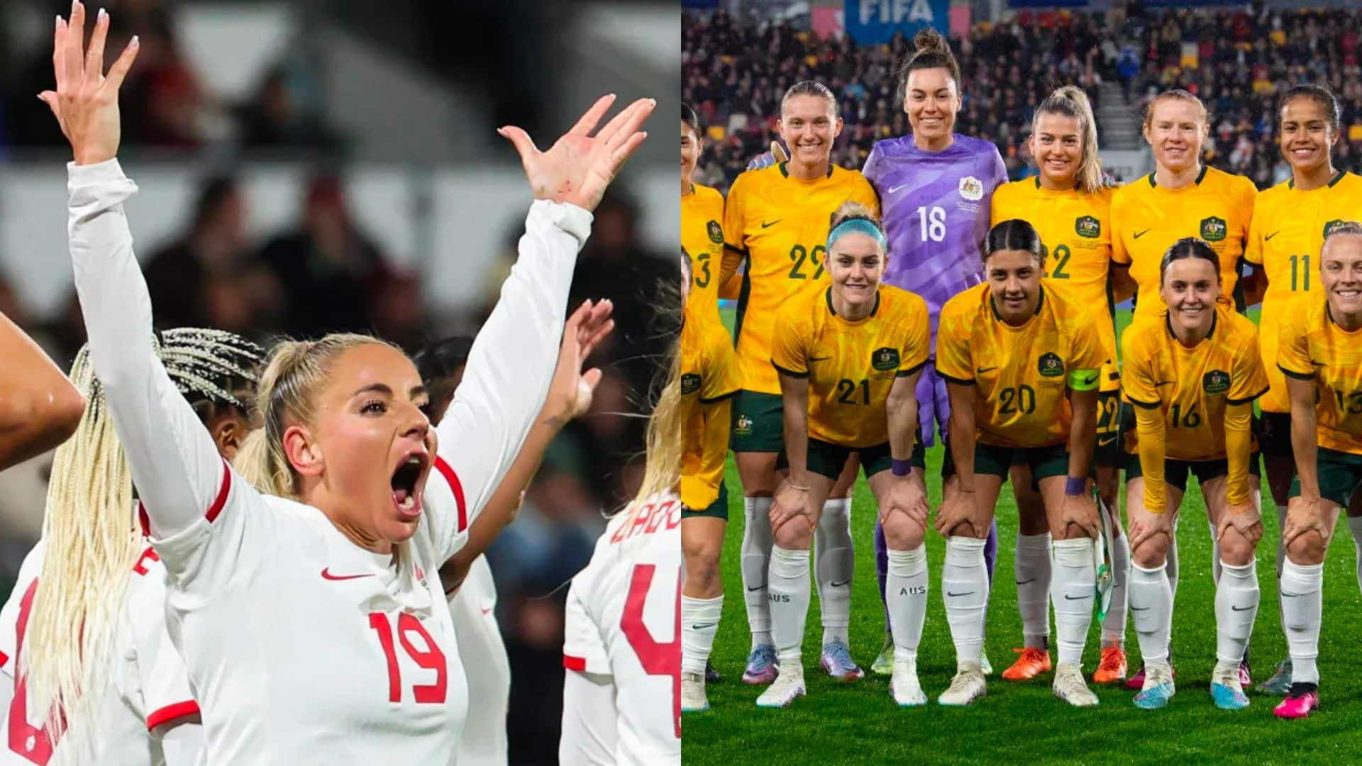 Canadá e Austrália se enfrentam pela terceira rodada da Copa do Mundo feminina (Foto: Getty Images)