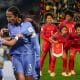 Partida entre França e Panamá, válida pela terceira rodada da Copa do Mundo Feminina (Aisha Schulz/Associated Press e Reprodução/Global Look Press)