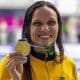 Carol Santiago na World Series de natação paralímpica