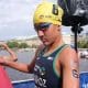 Brasileira Julia Munhoz em ação no Mundial de Triatlo (Reprodução/Instagram/@triathlonbrasil)