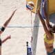 A brasileira Hegeile, em ação no Challenge de Espinho (Divulgação/CBV)