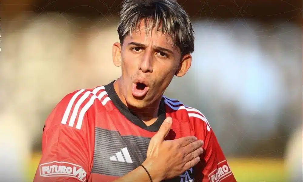 Classificação do Flamengo nas quartas de final do Brasileiro Sub-20 (Reprodução/Twitter/@Flamengo)