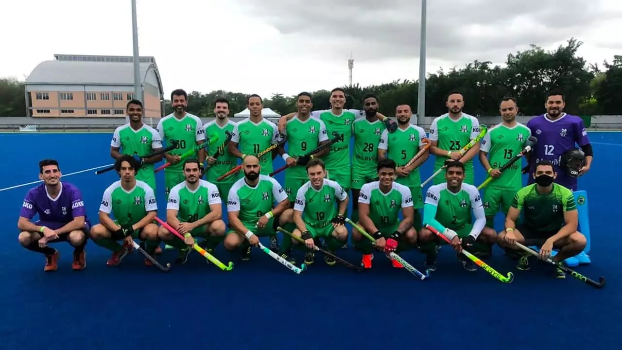 O Rio Hockey venceu todas as partidas da rodada no masculino e feminino do Campeonato Brasileiro de Hoquei Sobre Grama. (Divulgação/RioHockeyClub)