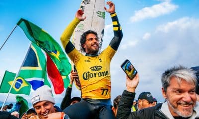 Filipe Toledo se classificou para as Olimpíadas de Paris 2024 após avançar para as finais na etapa de surfe em J-Bay. (Foto: Beatriz Ryder/World Surf League)