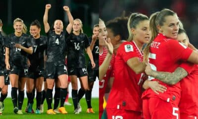 Suíça e Nova Zelândia se enfrentam pela terceira rodada de jogos no grupo A da Copa do Mundo feminina (Foto: Getty Images)