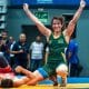 Na imagem, Giullia Penalber ouro Ranking Series Wrestling Jogos Sul-Americanos Assunção 2022 Jogos Pan-Americanos Santiago-2023 wrestling