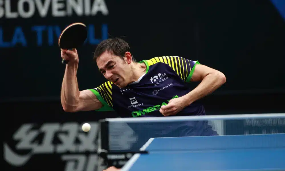 Hugo Calderano no WTT STAR CONTENDER DE LJUBLJANA