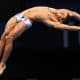 Isaac Souza durante prova dos saltos ornamentais do Mundial de Esportes Aquáticos