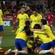Jogadoras do Brasil comemoram gol contra o Panamá pela Copa do Mundo Feminina 2023