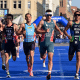 Manoel Messias correndo na classificatória do Mundial de triatlo sprint