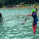 Brasileiros posam para foto no C2 500m do Mundial júnior e sub-23 de canoagem velocidade