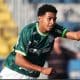 Na imagem, Luighi comemora gol do Palmeiras contra o Botafogo no Brasileiro Sub-20.