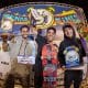 Paulo Galera no pódio da 1ª etapa do Circuito Brasileiro Profissional de Street Skateboarding