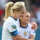 Sophia Smith após marcar primeiro gol na Copa do Mundo Feminina