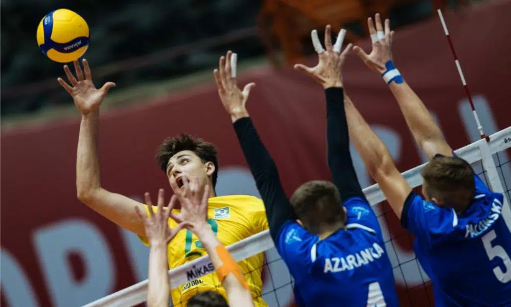 Arthur Bento é um dos destaques do Brasil na Copa Pan-Americana de Vôlei masculino