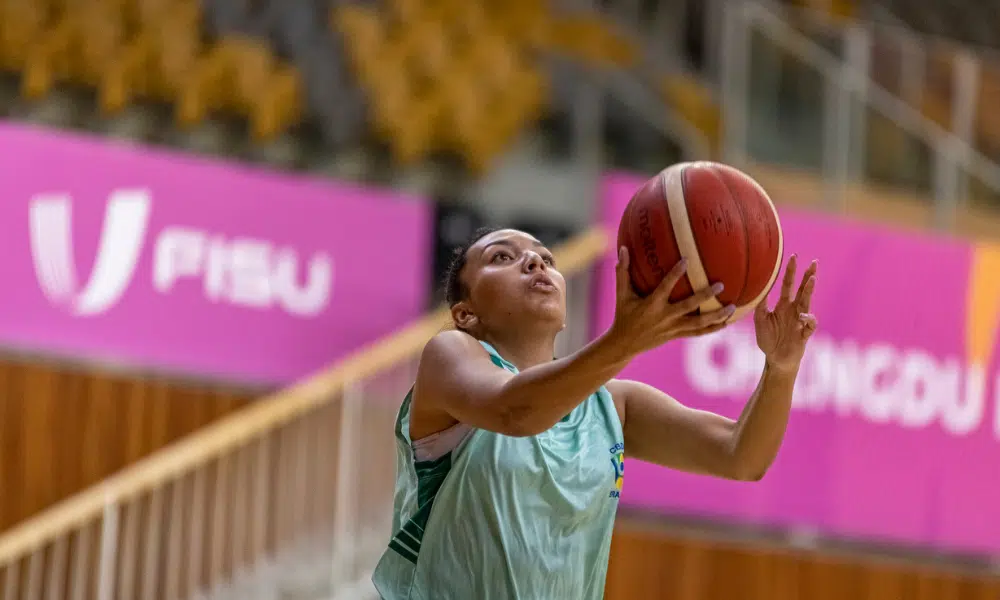 Lara basquete feminino universitário Jogos Mundiais Universitários Chengdu 2021