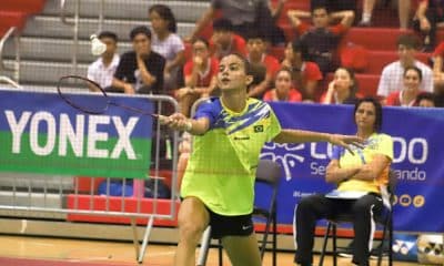 Atleta do Brasil no Pan-Americano Júnior por Equipes de badminton