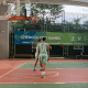 Brasil e Mongólia durante disputa amistosa de basquete para os Jogos Mundiais Universitários Chengdu-2021