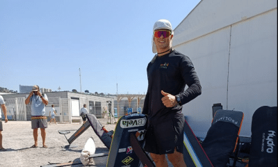 Bruno Lobo no evento teste da vela de Paris-2024