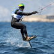 Bruno Lobo durante regata da Fórmula Kite no evento teste da vela para Paris-2024