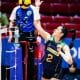 Central Diana em ação pela seleção brasileira de vôlei na Liga das Nações de vôlei feminino VNL