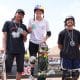 Gui Khury no pódio dos X-Games