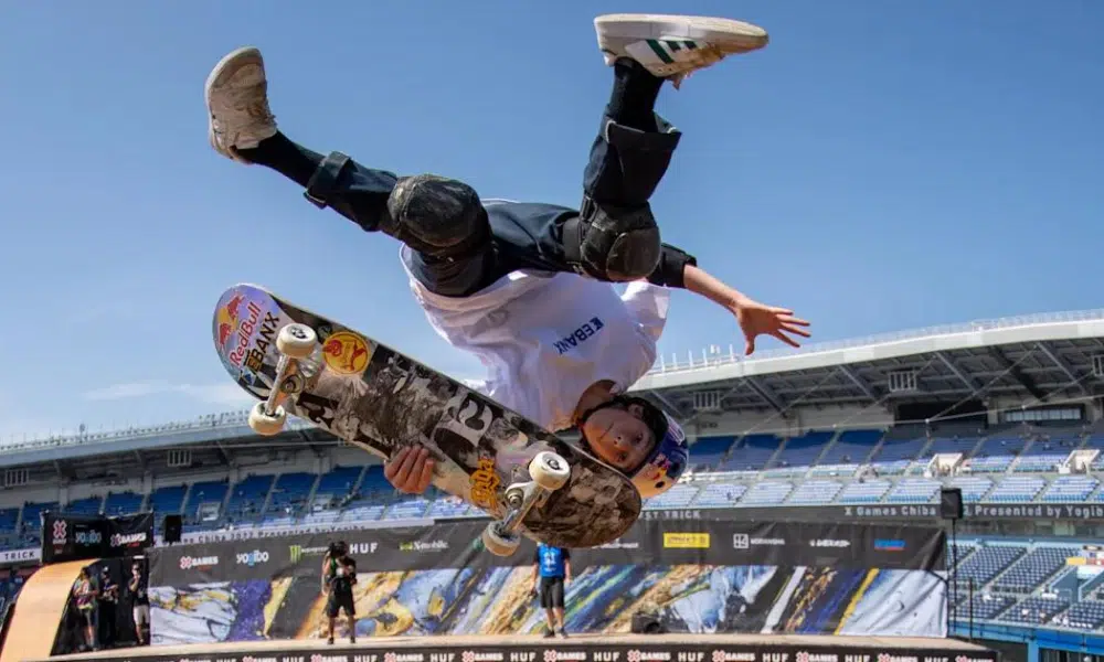 Gui Khury em ação nos X-Games na Califórnia