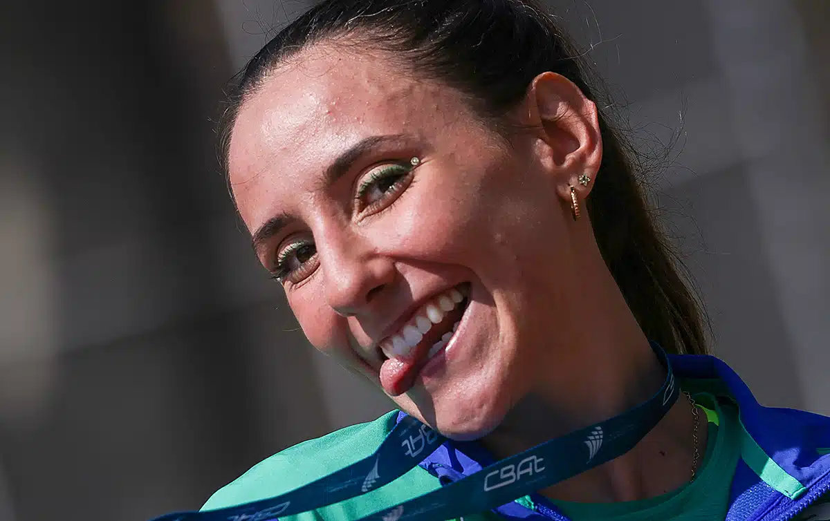 Juliana Campos salto com vara meeting indoor Atletismo ouro campeonato Sul-americano de atletismo