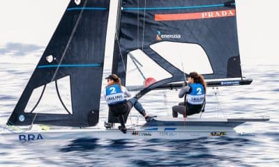 Martine Grael e Kahena Kunze disputam vaga no medal race do evento teste da vela de Paris-2024
