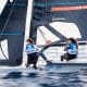 Martine Grael e Kahena Kunze disputam vaga no medal race do evento teste da vela de Paris-2024