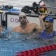 Guia Olímpico da natação em Paris-2024 / na foto, Jogos Olímpicos Tóquio 2020 - Natação feminina e masculina. Treino da seleção feminina e masculina de natação no Tokyo Aquatics Centre. Marcelo Chierighini, Fernando Scheffer, Guilherme Costa e Stephanie Balduccini. Foto de Júlio César Guimarães/COB.
