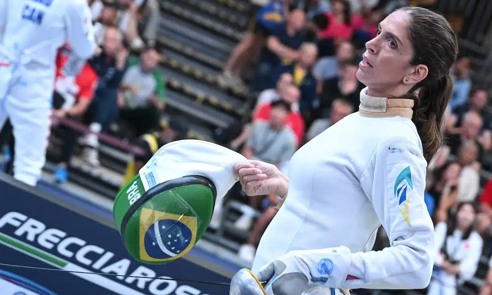 mundial de esgrima ao vivo nathalie moellhausen espada