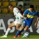 Jogadores de Palmeiras e Boca Juniors disputam Bola na Libertadores Sub-20
