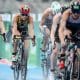 Guia Olímpico do Triatlo nos Jogos Olímpicos de Paris 2024 - na foto, Vittoria Lopes em disputa durante Olimpíadas de Tóquio 2020